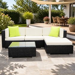 Friendly 5-Piece Lounge Set for Your Outdoor Space