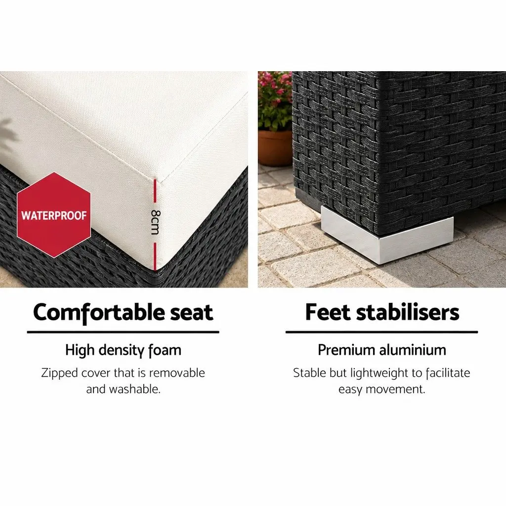 2PC Lounge Chair Set
