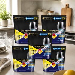 Dishwasher Tablets Ultimate Pro Lemon 325 Pack Powerball Sparkle Clean