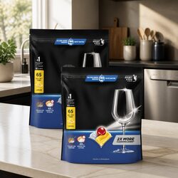 Enjoy Clean Dishes with Ultimate Lemon Dishwasher Tablets x130