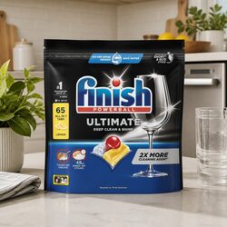 Friendly Lemon Dishwasher Tablets 65 Pack for Easy Use