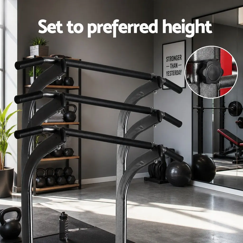 Multi-Function Home Gym Exercise Tower Chin Up Pull Up Bench Press Station 200kg