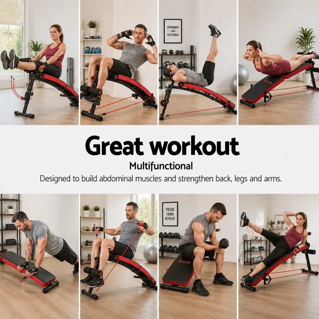 Sit-Up Bench for Home Fitness
