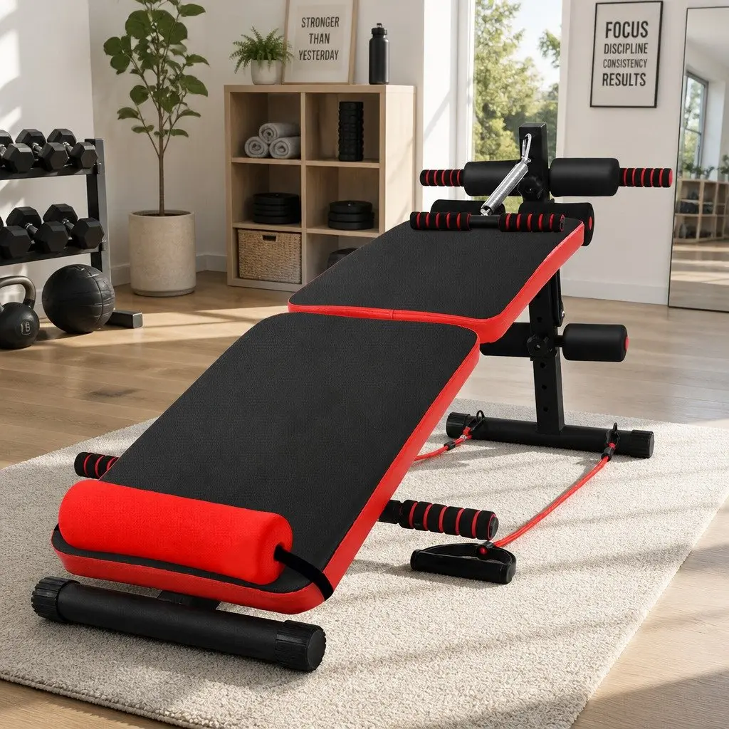 Sit-Up Bench for Home Fitness