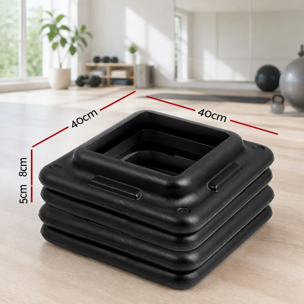 Aerobic Step Riser Adjustable Height 5cm Non-Skidding Pads Set of 4