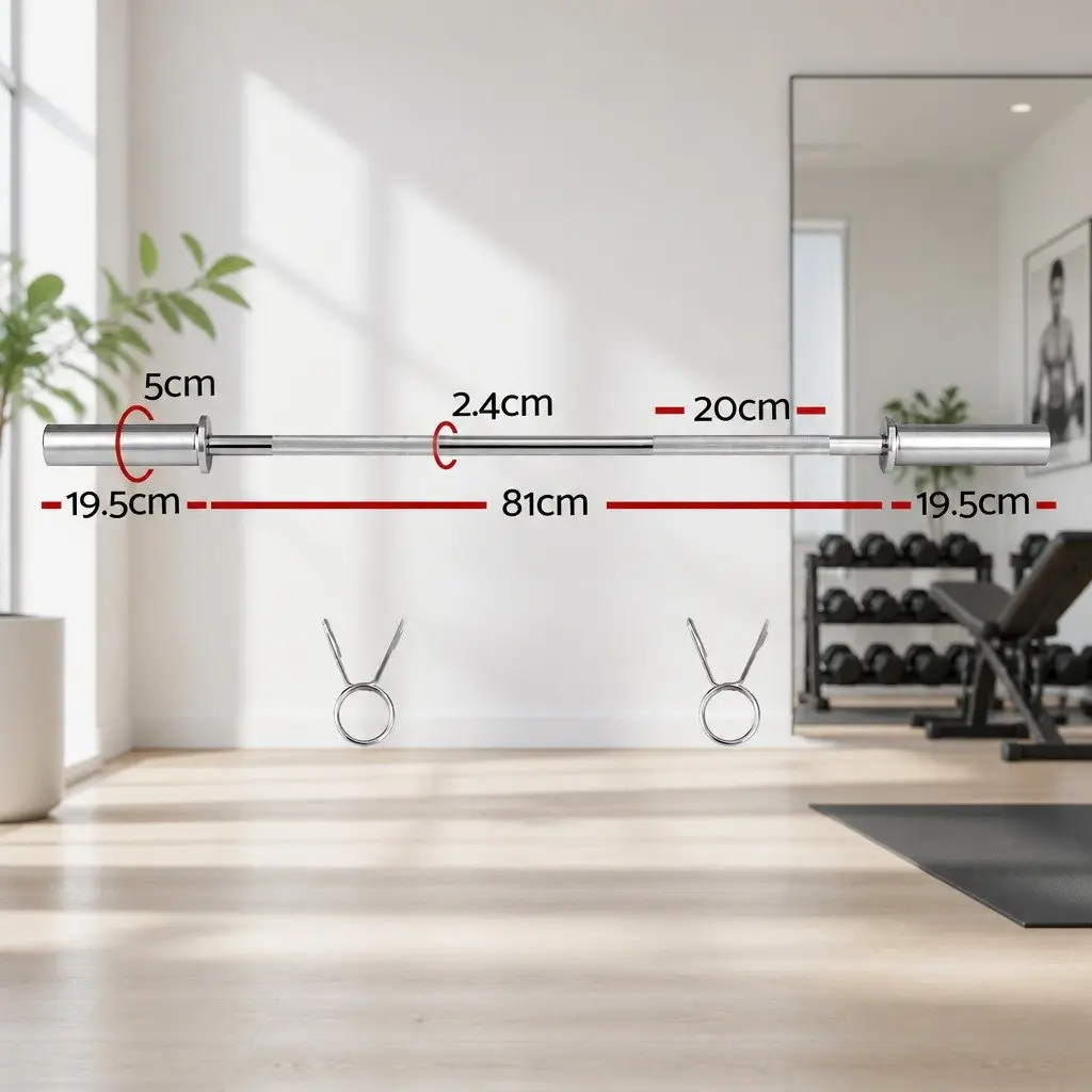 Olympic Training Bar Weight Lifting Bar 1.2m Straight Pole
