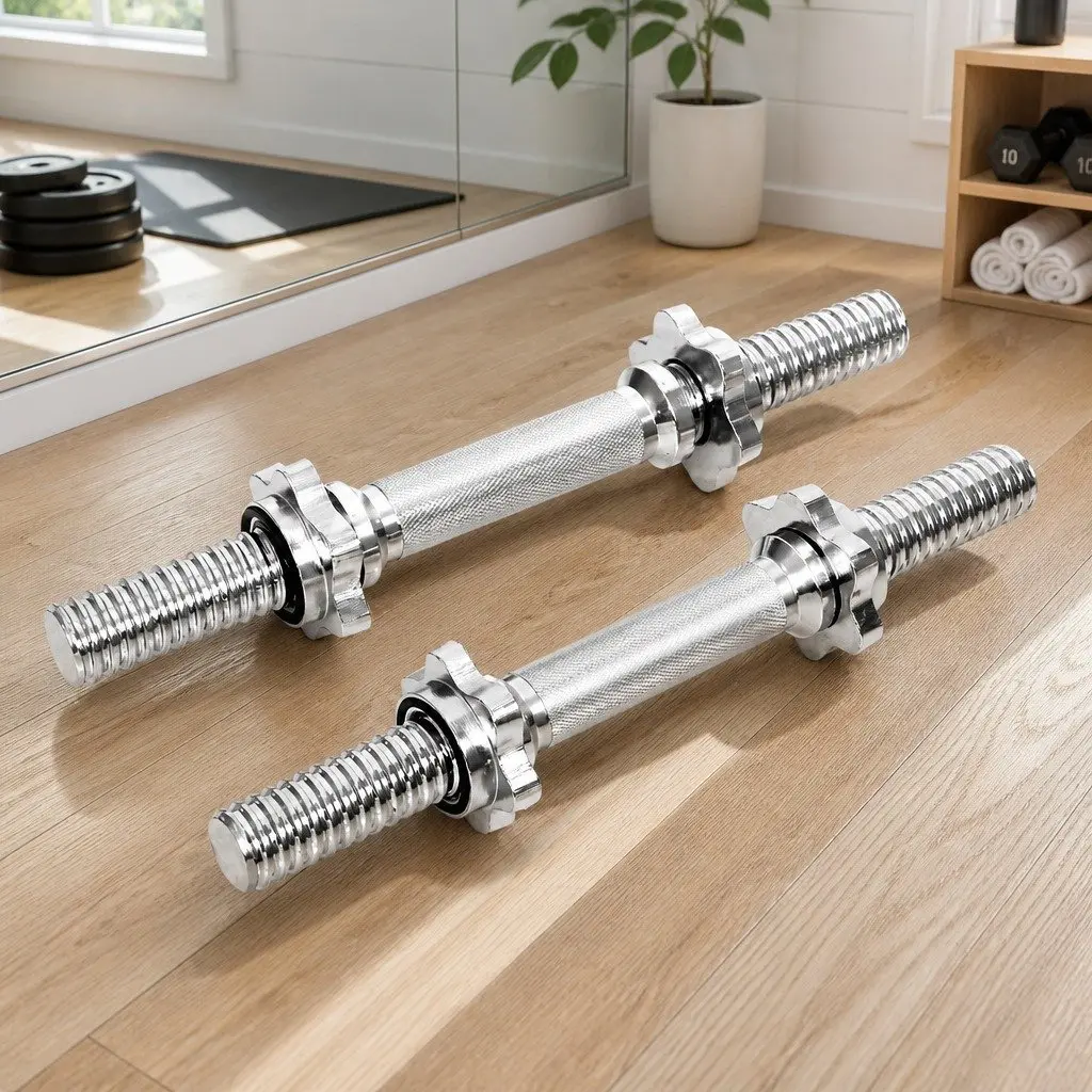 Dumbbell Bar Chrome Plated Steel 45cm
