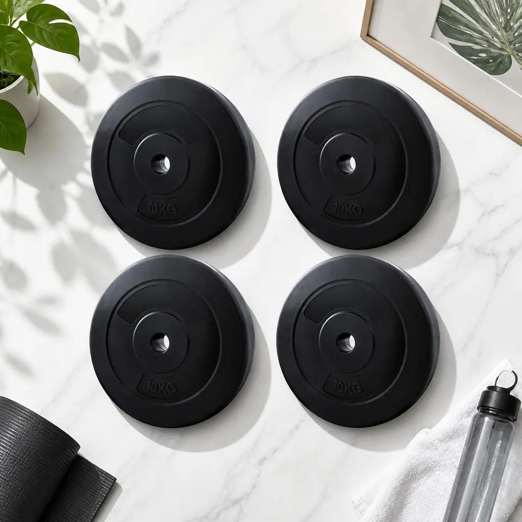 40kg Barbell Weight Plates Standard 31mm Diameter Home Gym Press Fitness