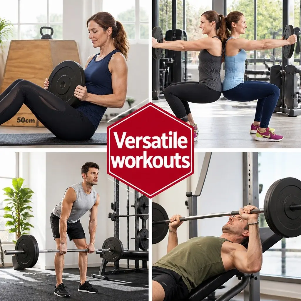 40kg Barbell Weight Plates Standard 31mm Diameter Home Gym Press Fitness
