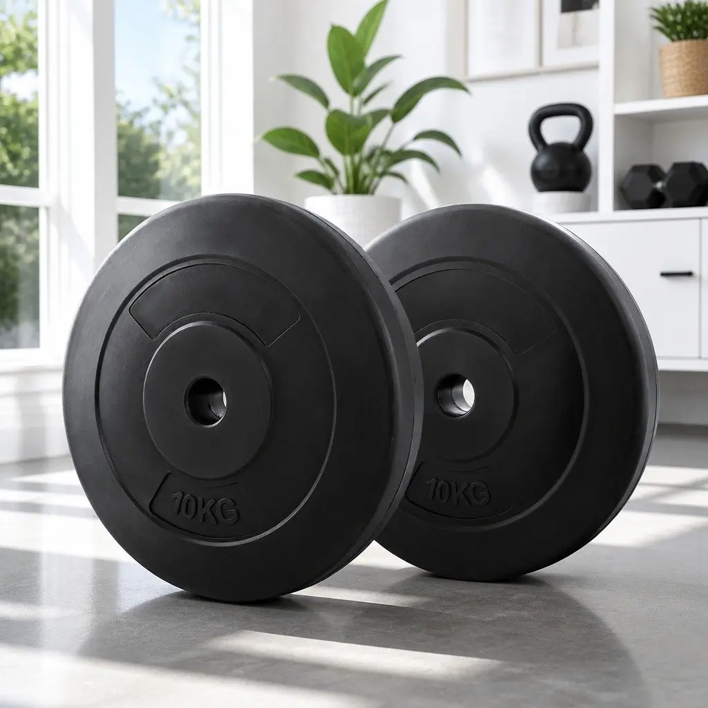 40kg Barbell Weight Plates Standard 31mm Diameter Home Gym Press Fitness