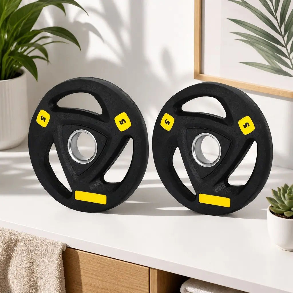 5kg x2 Olympic Weight Plates for Home Workouts