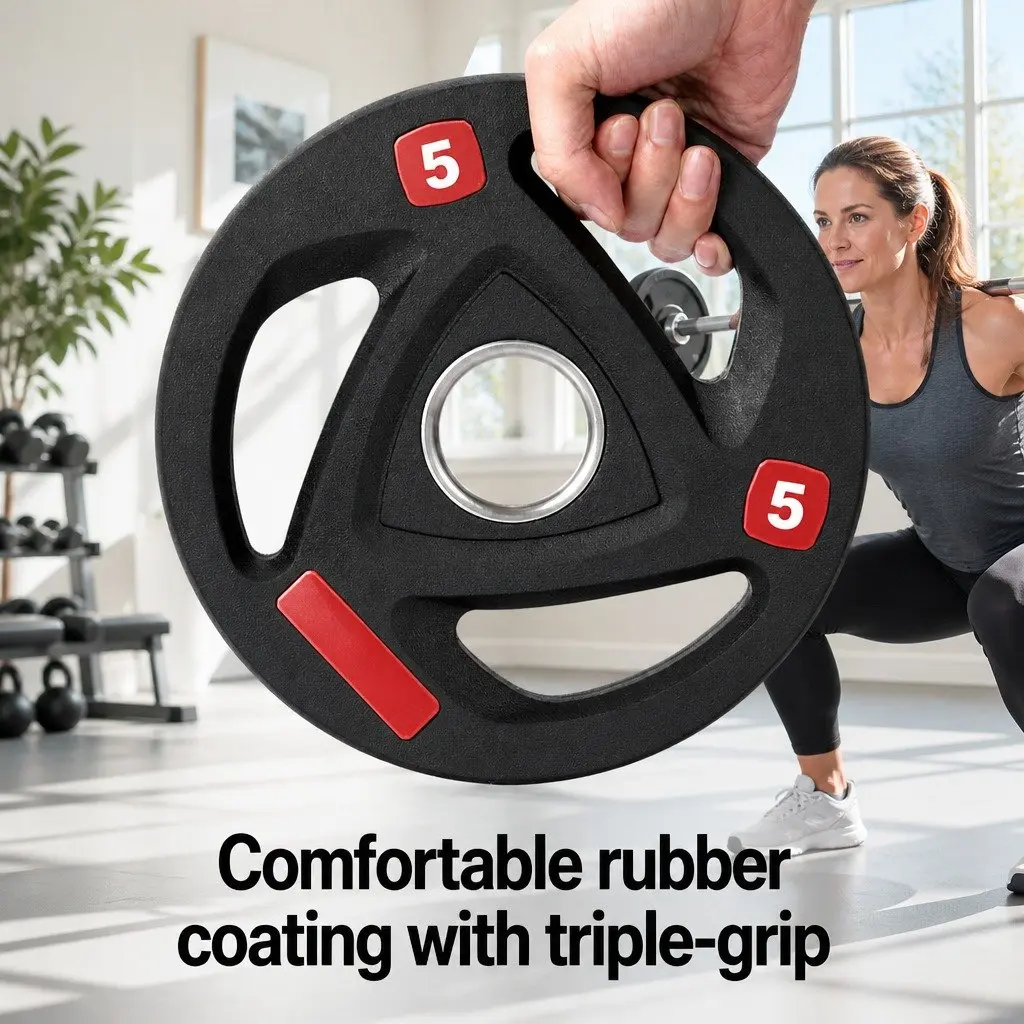 5kg x2 Olympic Weight Plates for Home Workouts