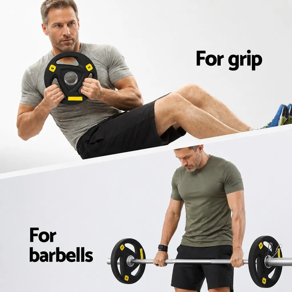 5kg x2 Olympic Weight Plates for Home Workouts