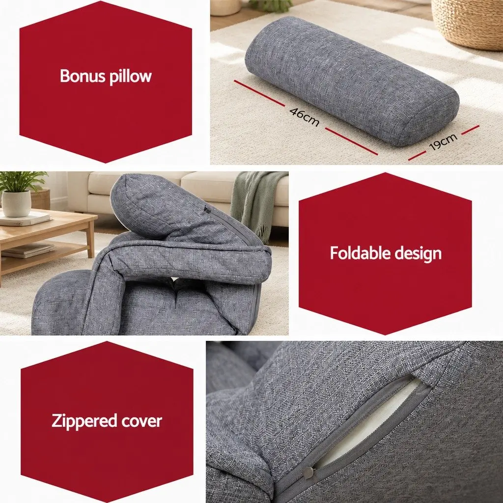 Grey Floor Lounge Chair for Relaxation