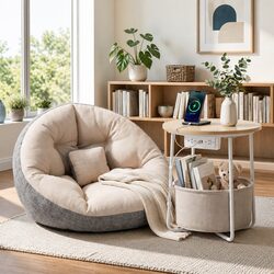 Friendly Floor Lounge Sofa Bed and Coffee Table for You