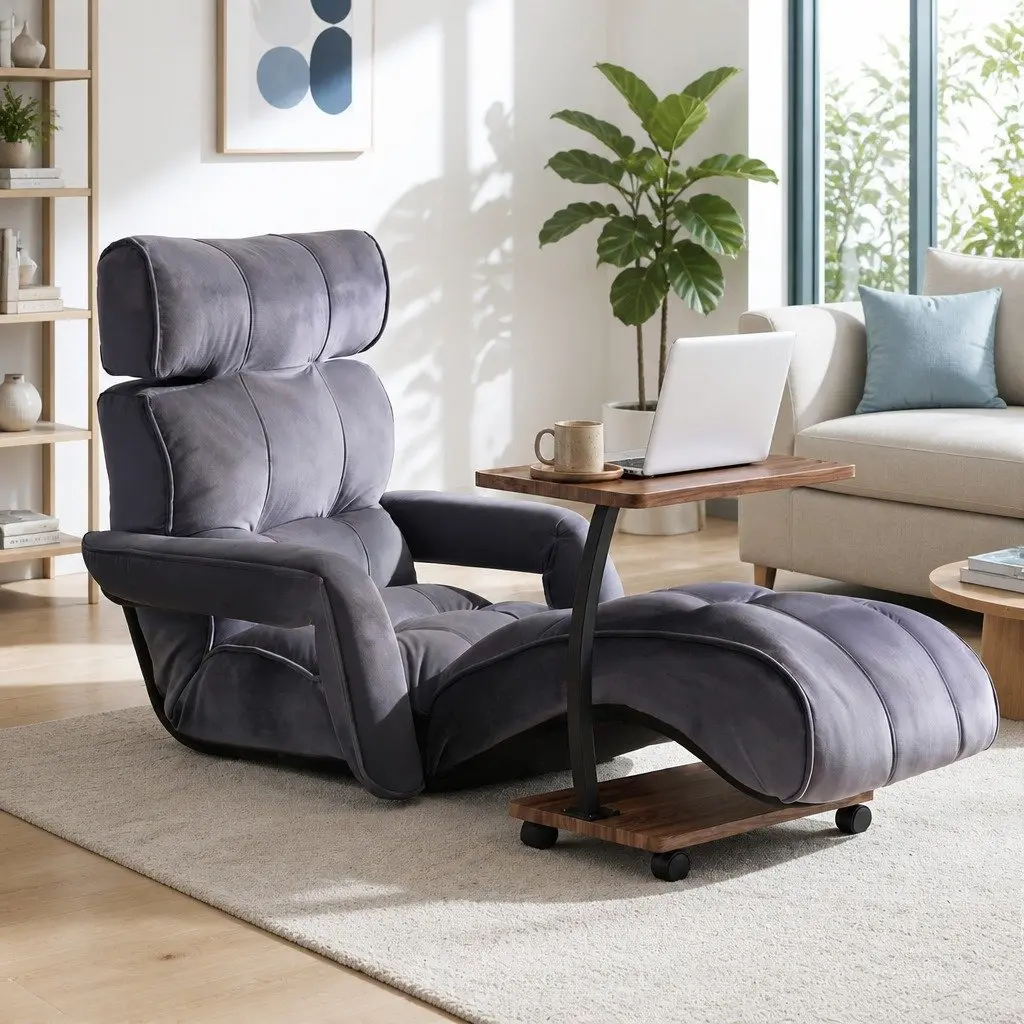 Lounge Recliner and Coffee Table Combo