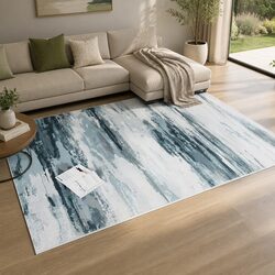 Floor Rug 160x230cm Large Area Rug Washable Soft Short Pile Multicoloured Carpet