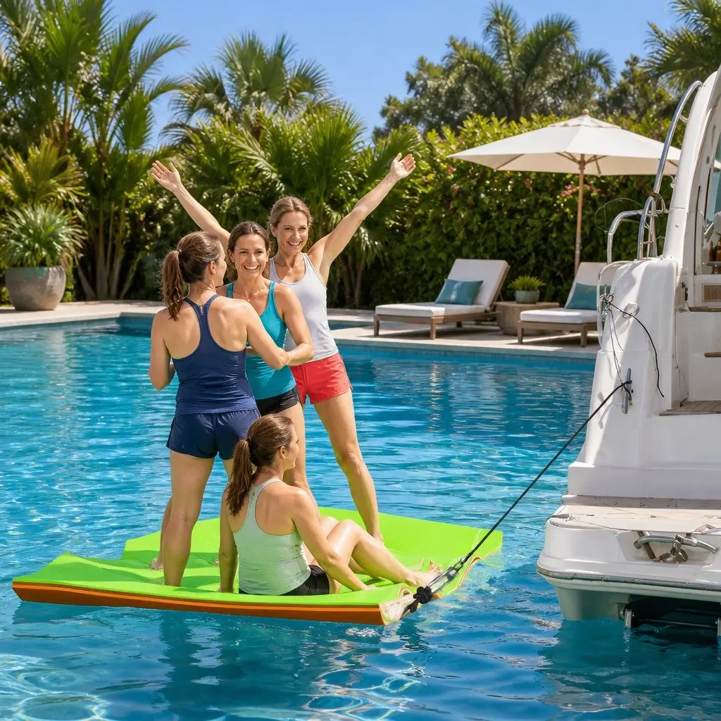 Floating Water Mat 2.7x1.8m for Fun in the Sun