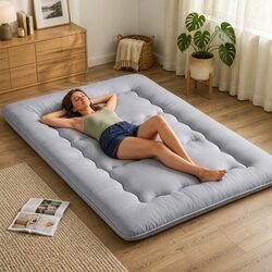 Your Friendly Japanese Floor Mattress: 10cm Grey Comfort