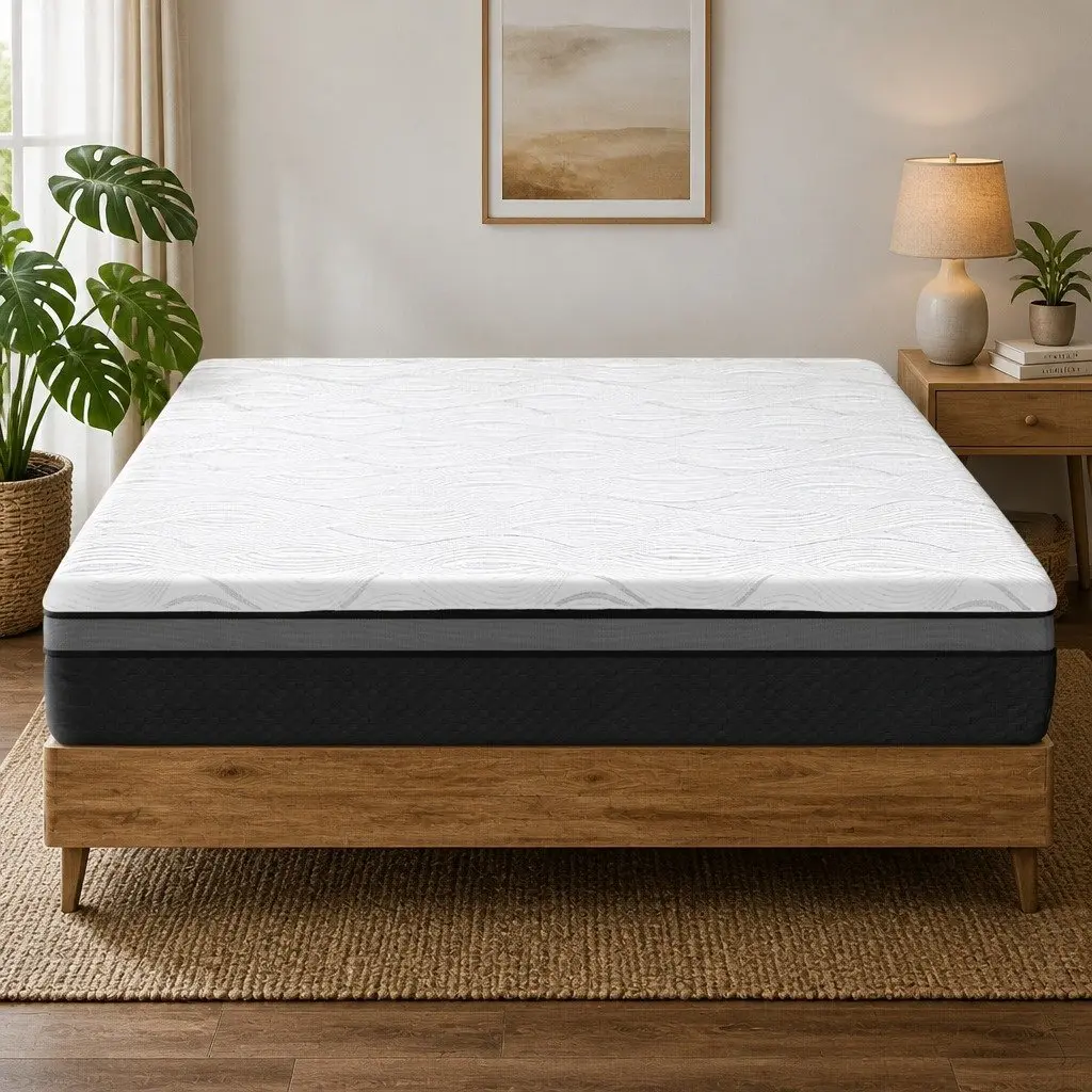 Memory Foam Mattress Single Bed Cool Gel Non-Spring 25cm Medium Firm Support