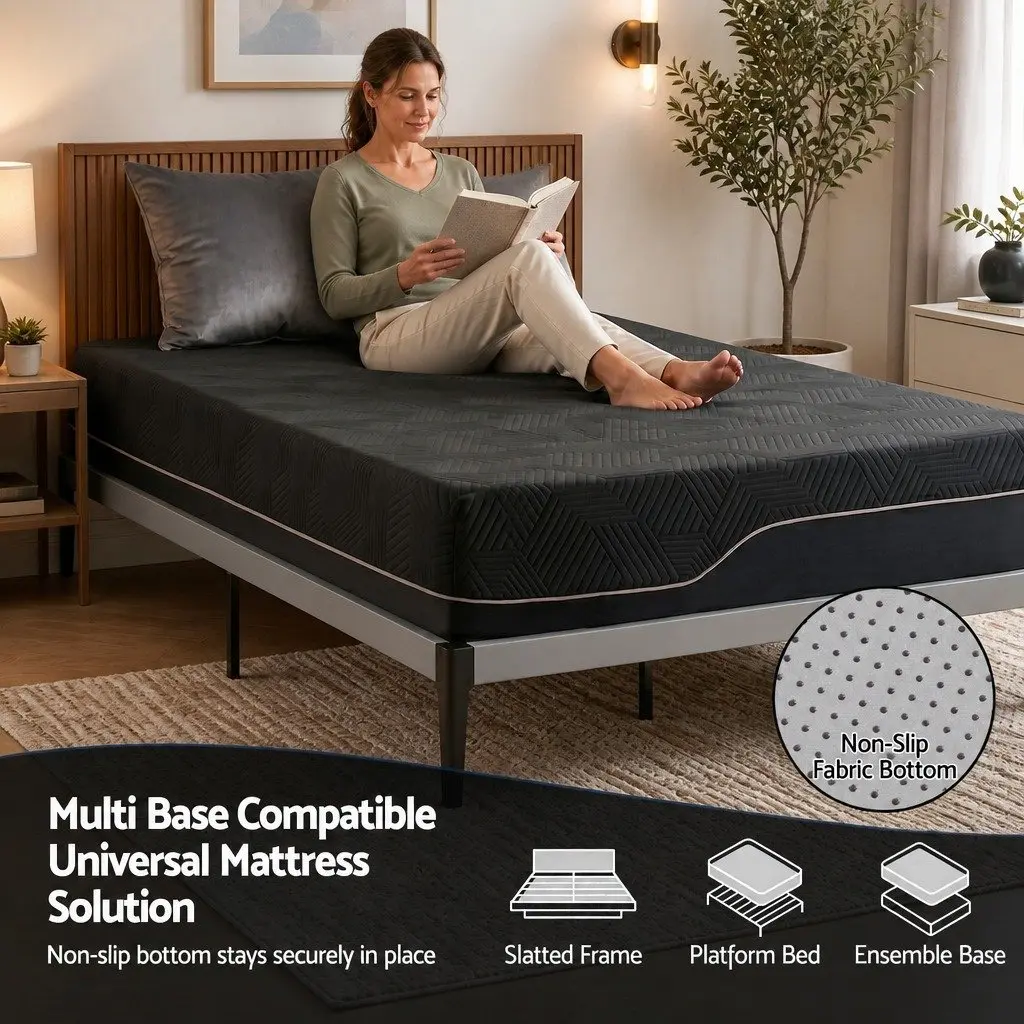 Cooling Memory Foam Mattress 30cm Medium Firm Gel Comfort Pressure King Single