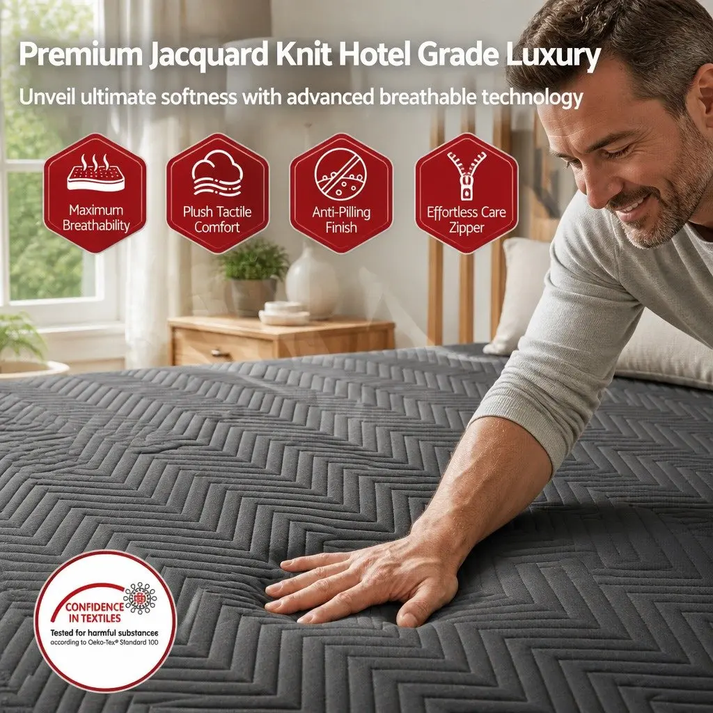 Double Memory Foam Mattress Cooling Gel 30cm Medium Firm