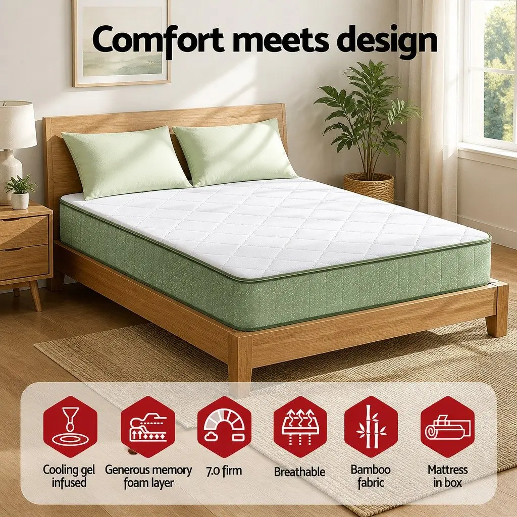 25cm Double Memory Foam Mattress