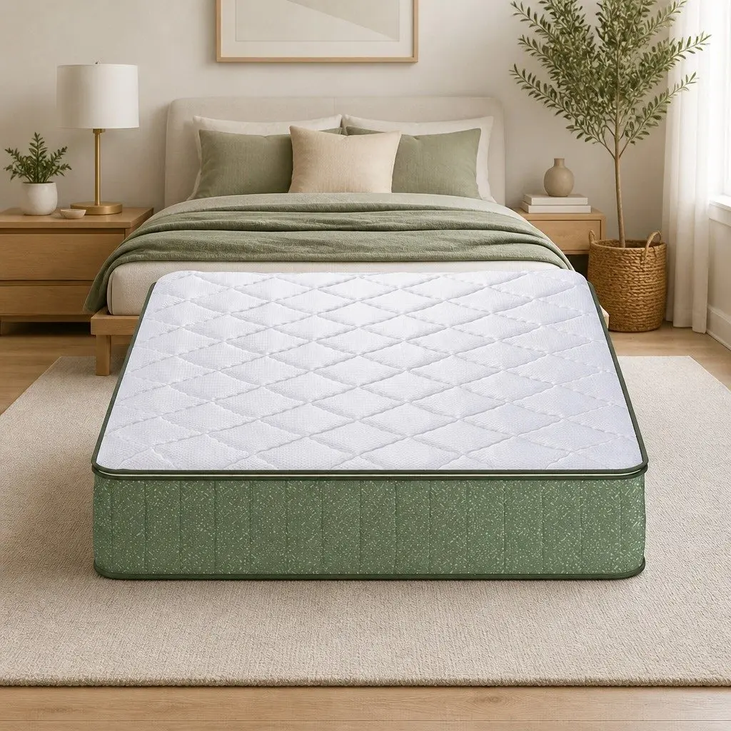 Single Memory Foam Mattress Cooling Gel Charcoal 25cm Zipped Cover Firm Support