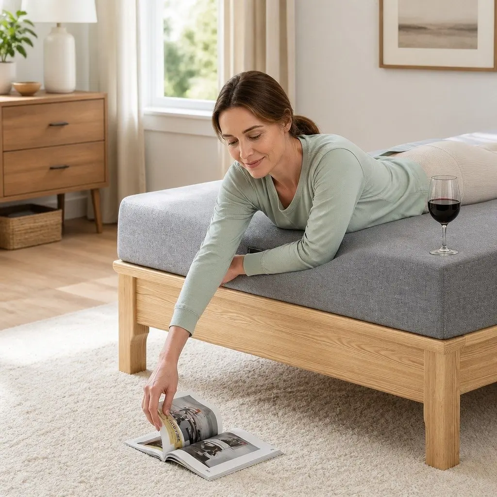 King Single Memory Foam Mattress 15cm Cool Gel 7-Zone Support Bamboo Cover
