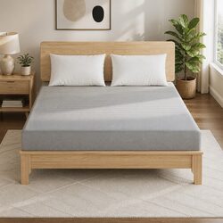 Double Memory Foam Mattress with Charcoal and Bamboo Cover