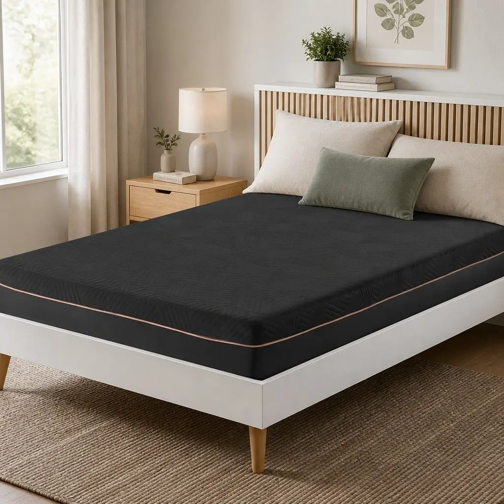 King Single Memory Foam Mattress 18cm Cooling Gel Green Tea Foam Medium Firm