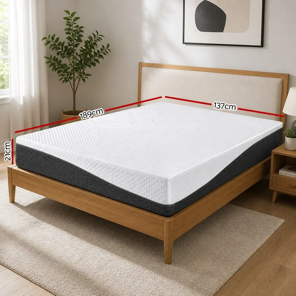 Memory Foam Mattress Cool Gel Double Queen Size Pressure Relief Non Spring Bed