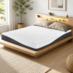 Memory Foam Mattress Queen 21cm Cool Gel Pressure Relief Non-Spring Bed