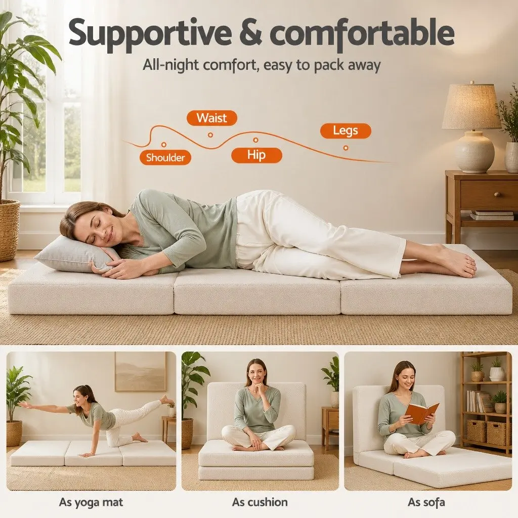 3-Fold Foam Mattress