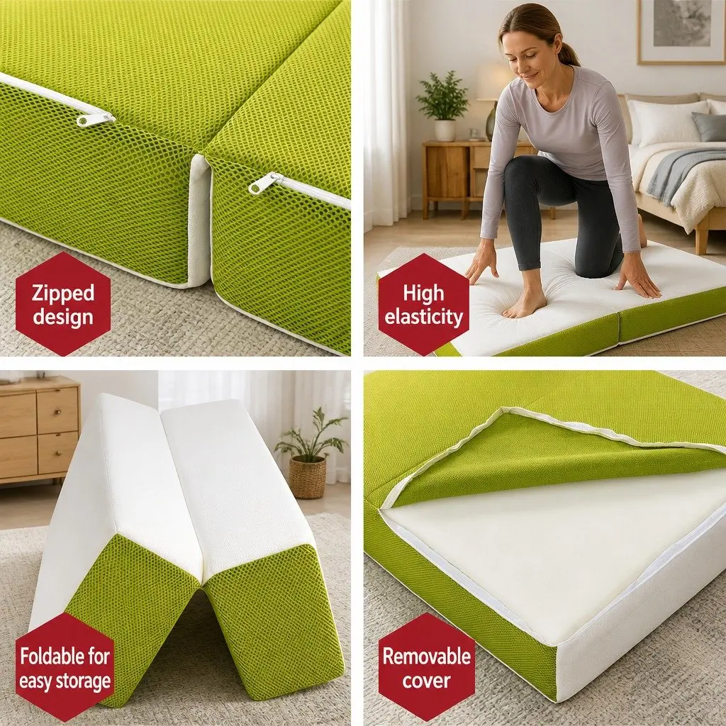 Foldable Foam Mattress for Relaxation and Fun