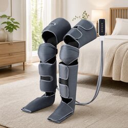 Leg Massager Air Compression Foot Calf Thigh Massage 3 Modes Heating Relaxation