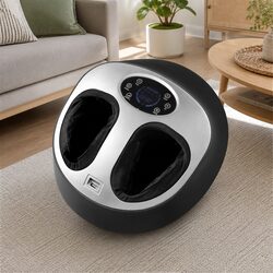 Electric Foot Massager with Kneading Air-Pressure Pads Heat Remote Control