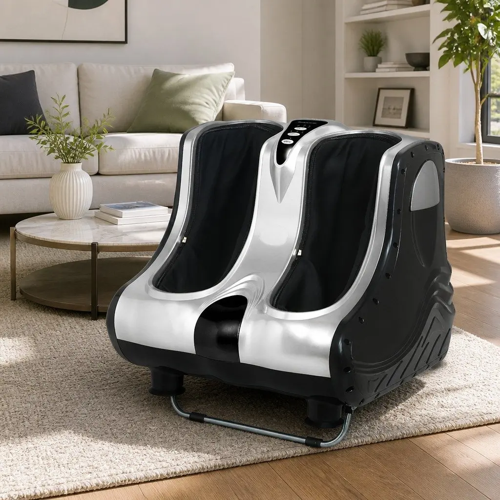 Foot Massager Electric Shiatsu Roller Kneading 47cm for Ankle Calf Leg Massage