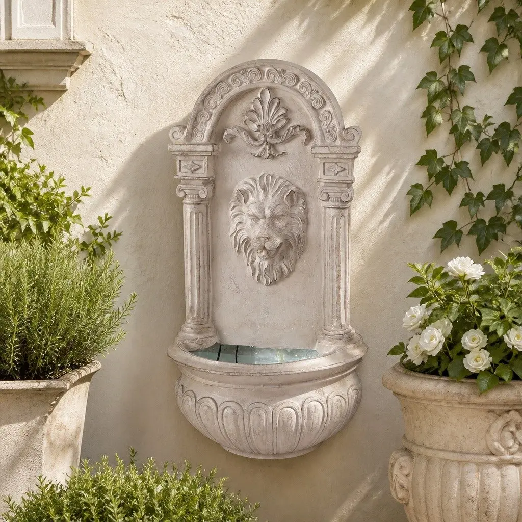 Solar Lion Fountain