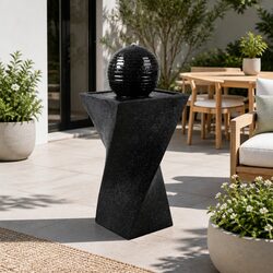 Your New Favorite Solar Fountain with LED Lighting