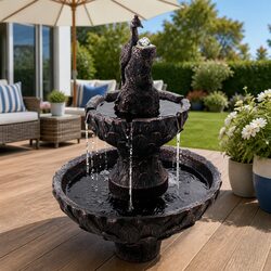 Create a Tranquil Outdoor Space with Our Solar Fountain
