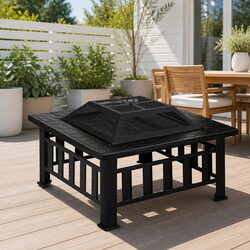 A 2-in-1 Fire Pit BBQ Grill for Your Outdoor Gatherings