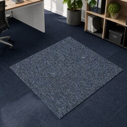 Friendly Blue Carpet Tiles: Easy to Refresh Your Space