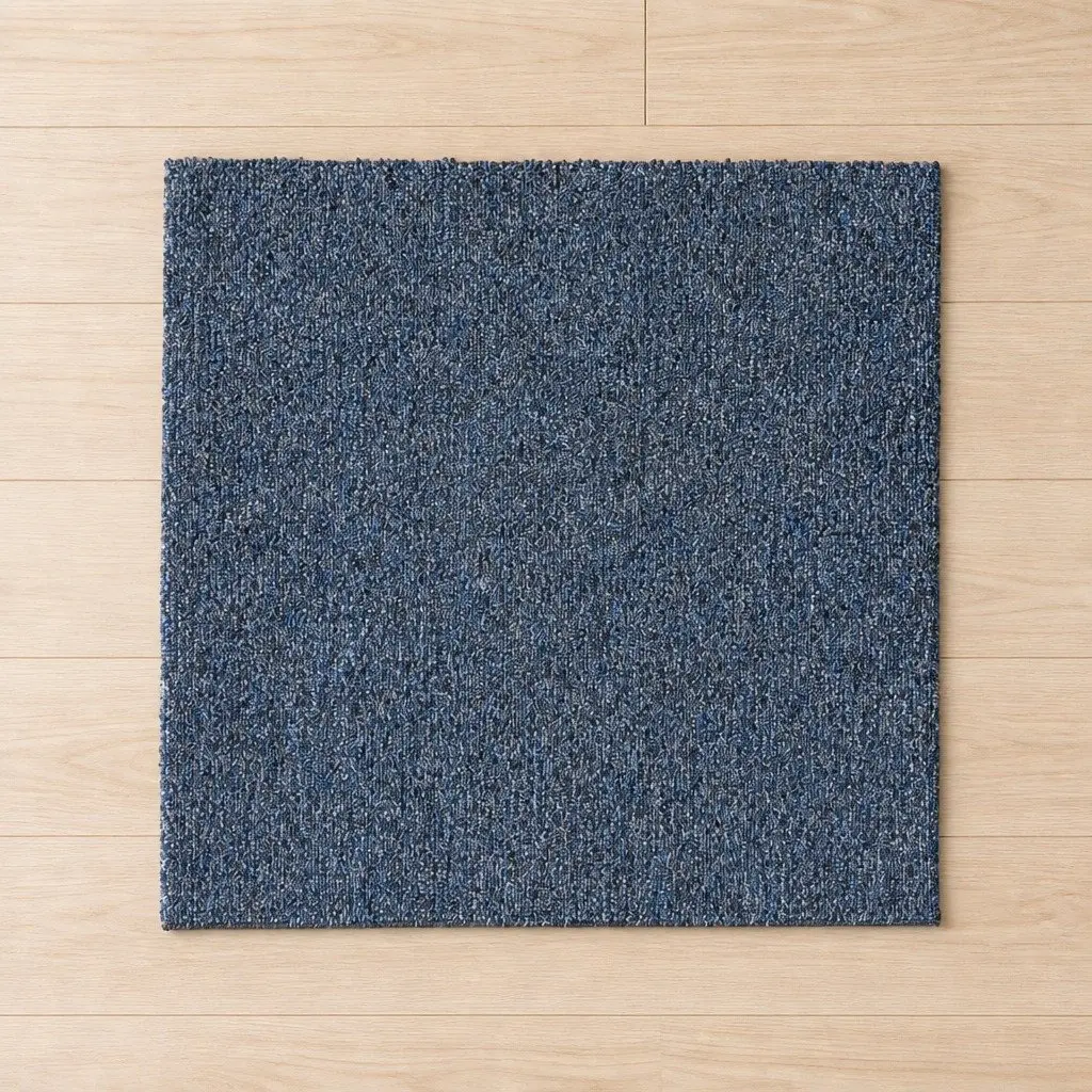Carpet Tiles Heavy Duty Blue 50cm x 50cm 20 Piece