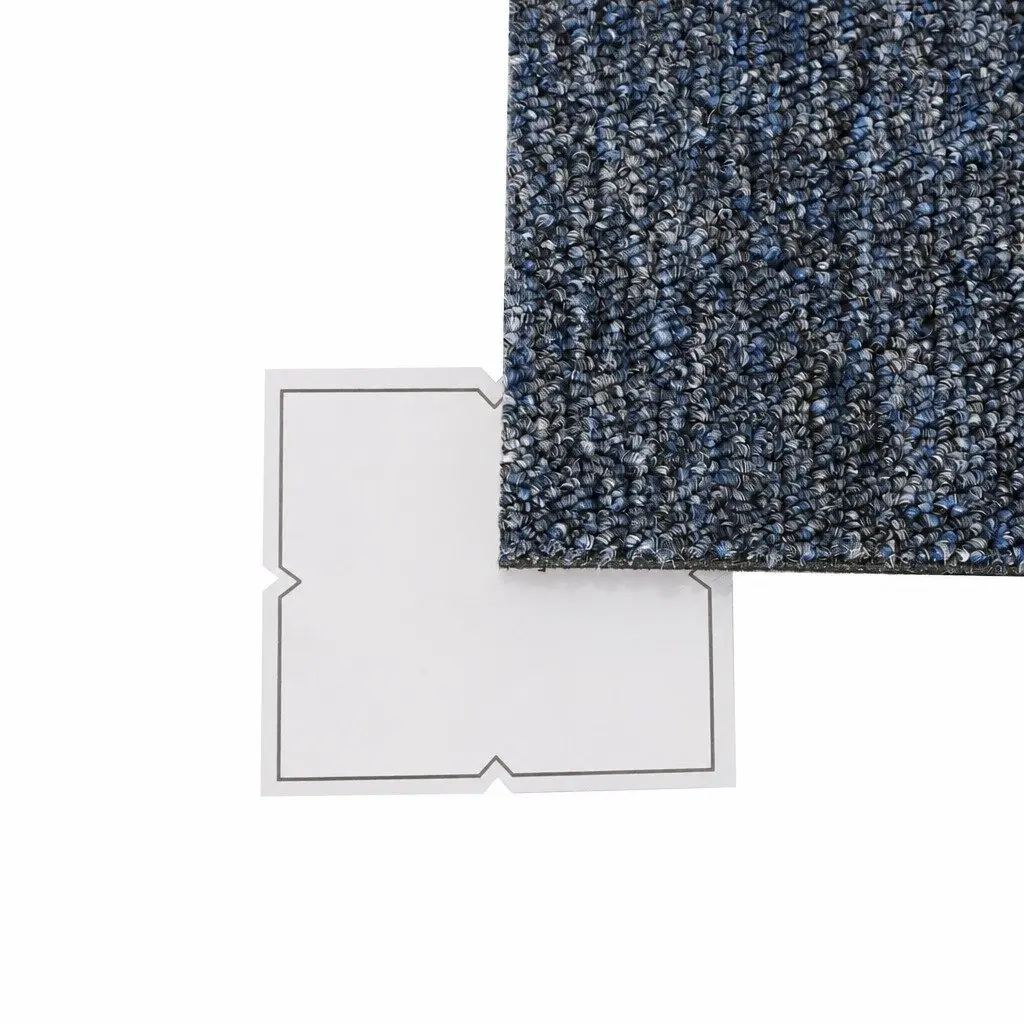 Carpet Tiles Heavy Duty Blue 50cm x 50cm 20 Piece