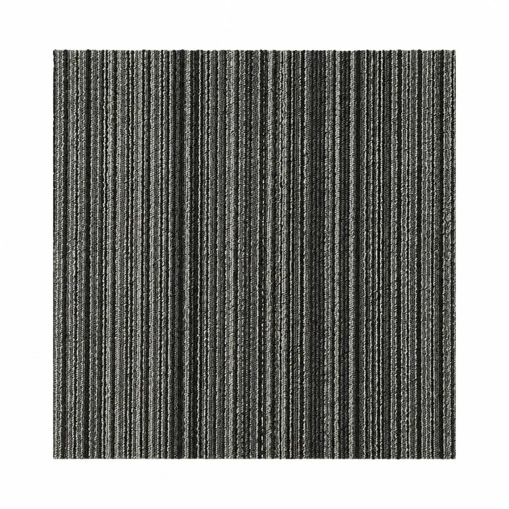 Carpet Tiles 20 Piece 5m2 Commercial Grade Heavy Duty Modular Flooring Black