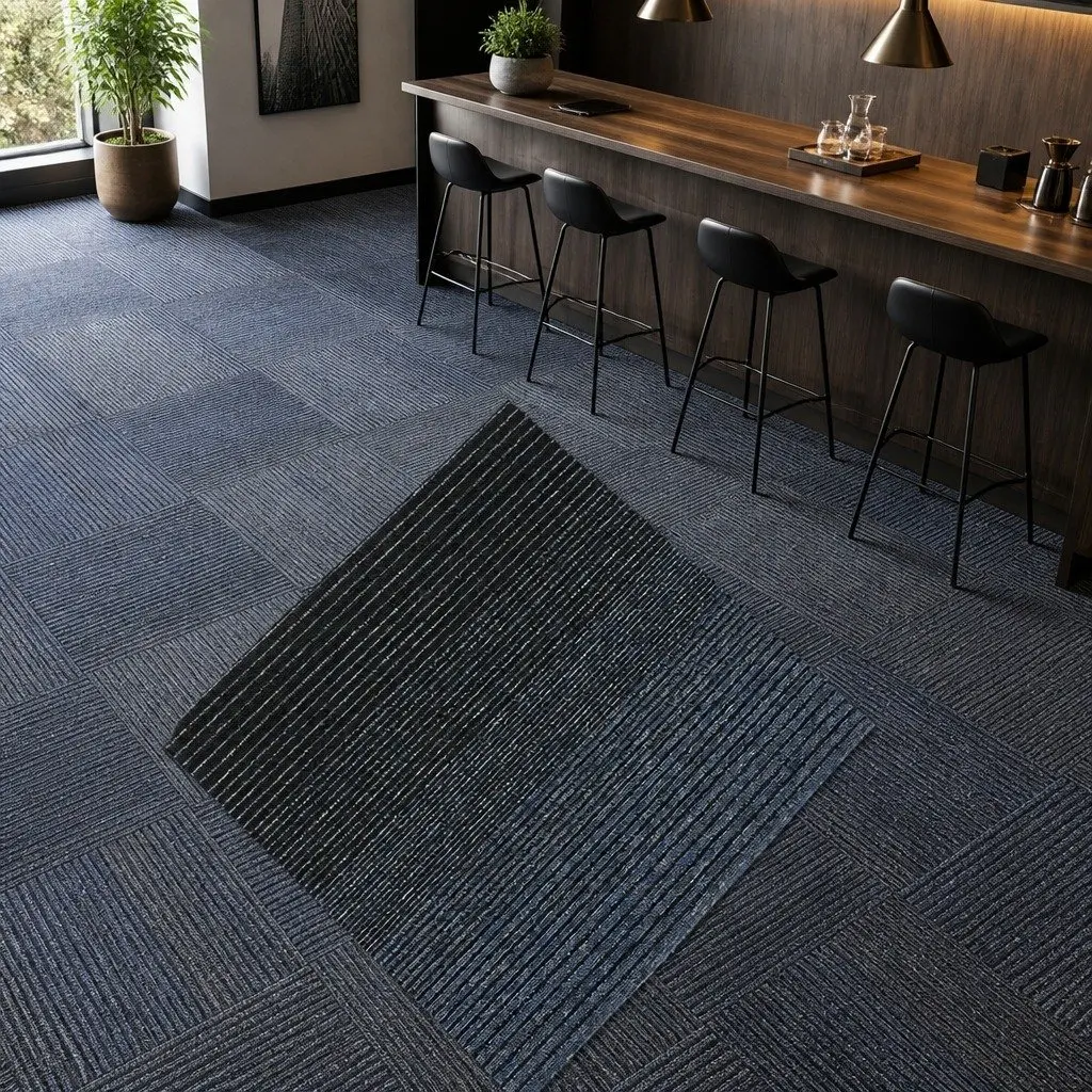 Carpet Tiles Commercial Grade 50x50cm Modular Floor Covering 5m2
