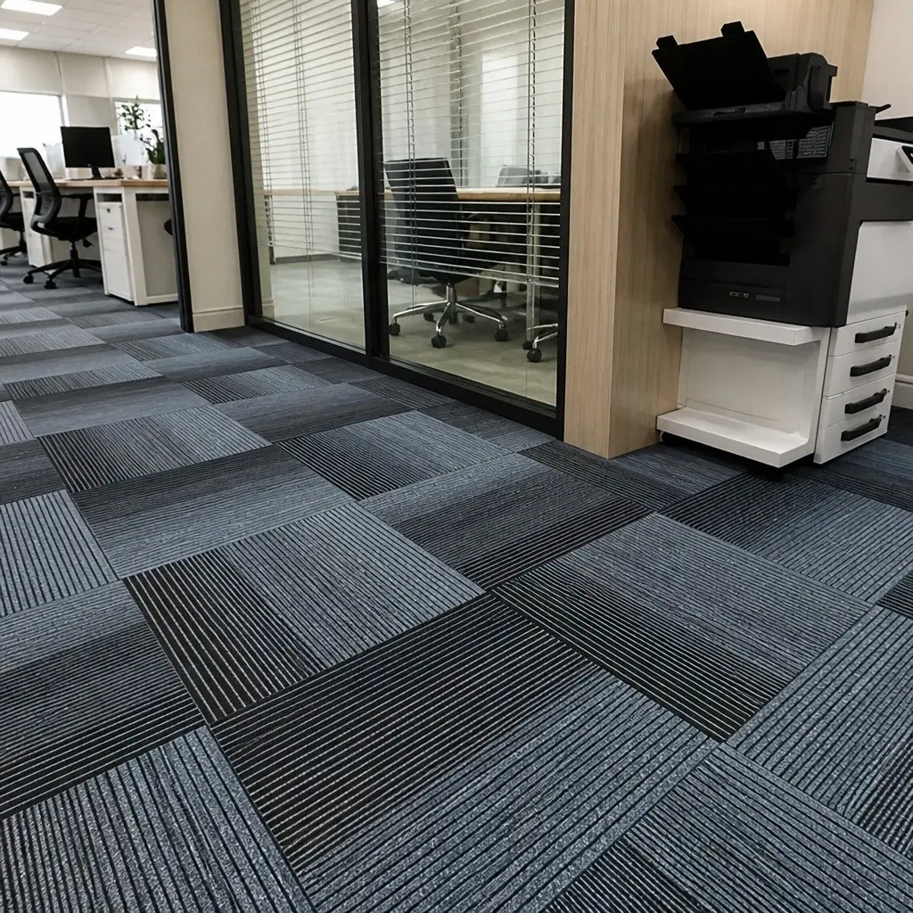 Carpet Tiles Commercial Grade 50x50cm Modular Floor Covering 5m2