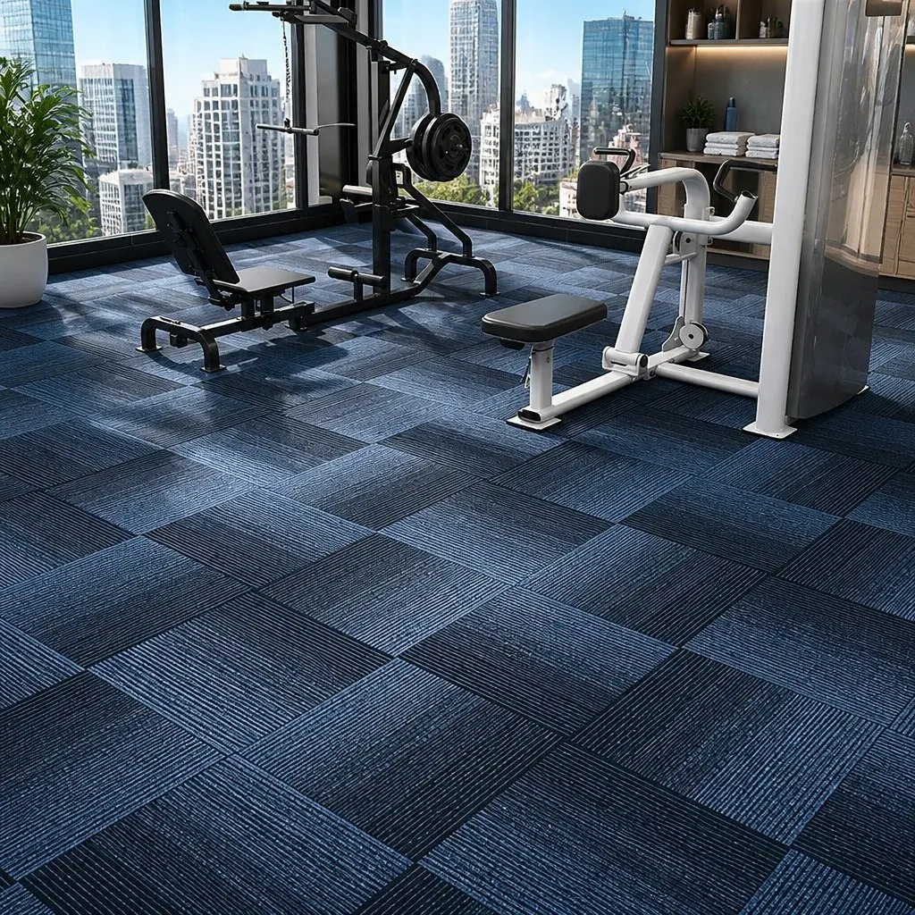 Carpet Tiles Commercial Grade 50x50cm Modular Floor Covering 5m2