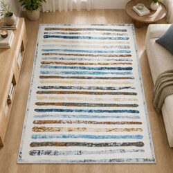 Friendly Stripe Design Rug for Your Home 160x120cm